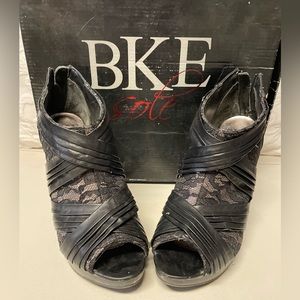 BKE Sole lace detailed ankle boots from Buckle